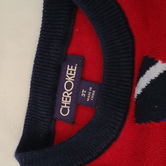 CHEROKEE Boys Tie Sweater - Picture 5 of 6